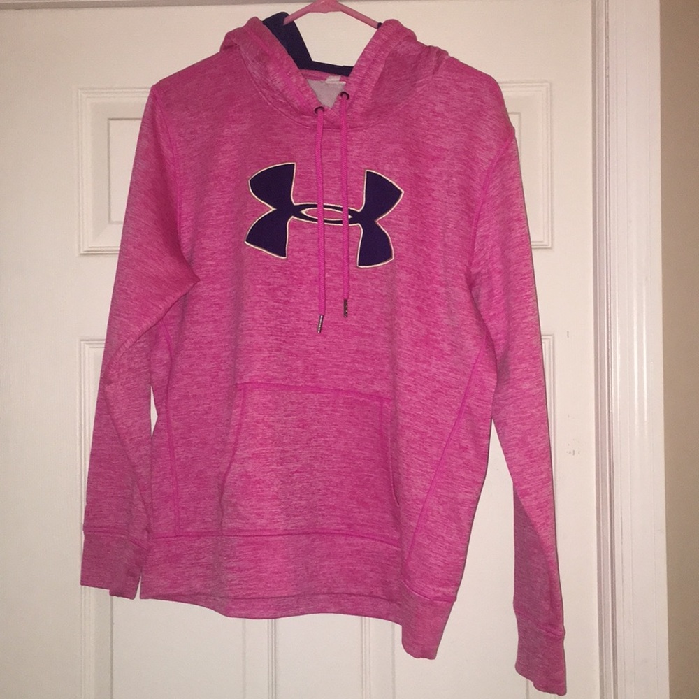 EUC Under Armour - women’s  hooded sweatshirt- L